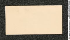 Nachlass Franz Steindachner, Visitenkarte von E. Snethlage an Franz Steindachner, Inv.Nr. 495.04, Seite 2